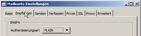 tormail empfangseinstellungen